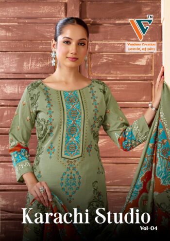 VANDANA CREATION KARACHI STUDIO VOL 04 WHOLESALE