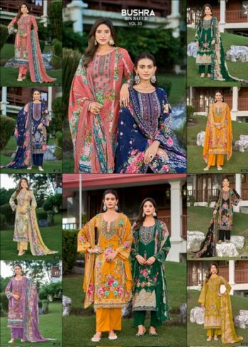 ZARRA PRINTS BUSHRA BIN SAEED VOL 30 WHOLESALE