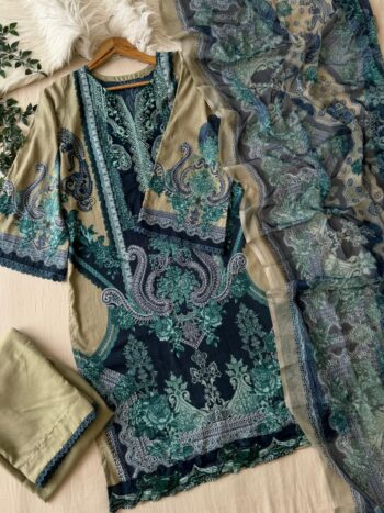 AASHA DESIGNER 1198 COTTON PATCH WORK SUITS