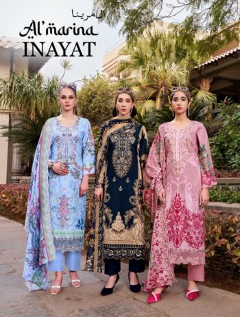 AL MARINA INAYAT KARACHI SUITS WHOLESALER