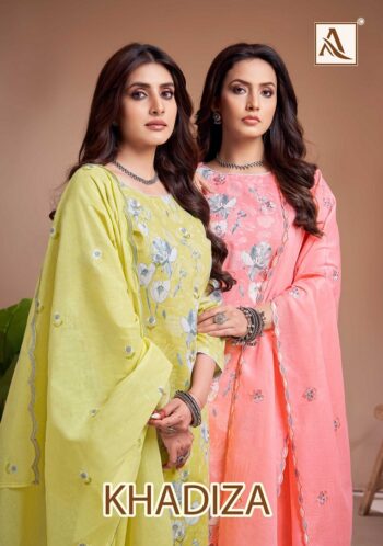 ALOK SUITS KHADIZA COTTON SUITS WHOLESALER