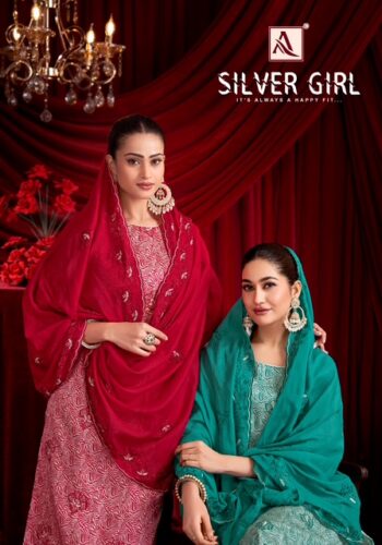 ALOK SUITS SILVER GIRL SALWAR KAMEEZ WHOLESALER