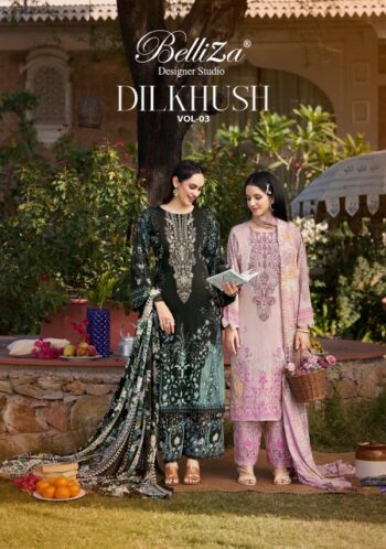 BELLIZA DESIGNER DILKHUSH VOL 3 SALWAR KAMEEZ