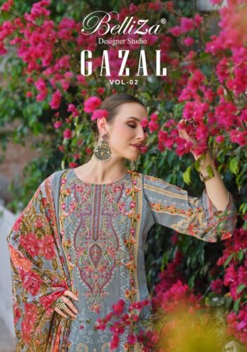 BELLIZA DESIGNER GAZAL VOL 2 SALWAR KAMEEZ