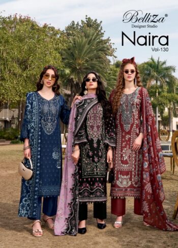 BELLIZA NAIRA VOL 130 SALWAR KAMEEZ WHOLESALER