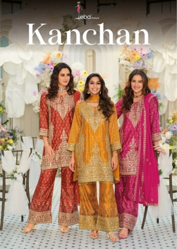 EBA LIFESTYLE KANCHAN READYMADE SUITS WHOLESALER
