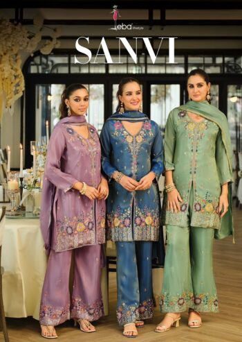 EBA LIFESTYLE SANVI READYMADE SUITS WHOLESALER