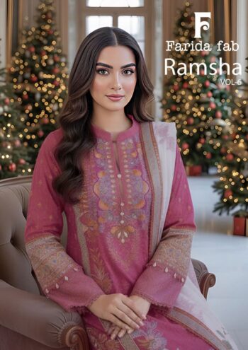 FARIDA FAB RAMSHA VOL 6 KARACHI SUITS WHOLESALER