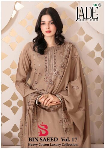 JADE BIN SAEED VOL 17 KARACHI SUITS WHOLESALER