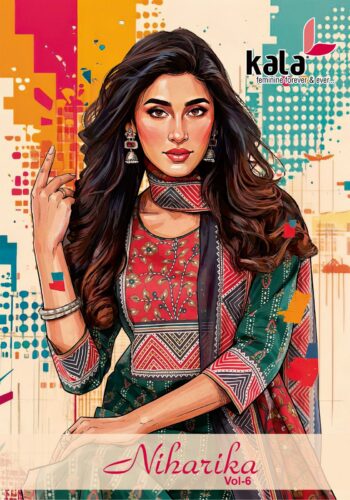 KALA NIHARIKA VOL 6 READYMADE KURTI WHOLESALER