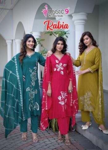 MYSTIC 9 RABIA VOL 1 READYMADE KURTI WHOLESALER