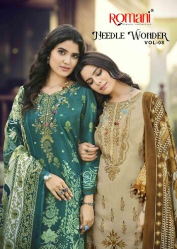 ROMANI NEEDLE WONDER VOL 8 COTTON SUITS CATALOG