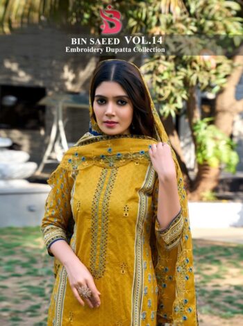 SHRADDHA DESIGNER BIN SAEED VOL 14 PAKISTANI SUITS