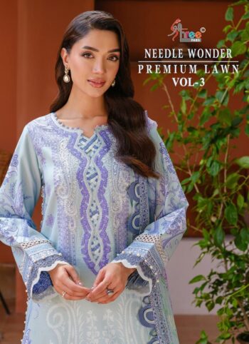 SHREE FABS NEEDLE WONDER VOL 3 PREMIUM LAWN SUITS