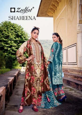 ZULFAT DESIGNER SHAHEENA SALWAR KAMEEZ CATALOG