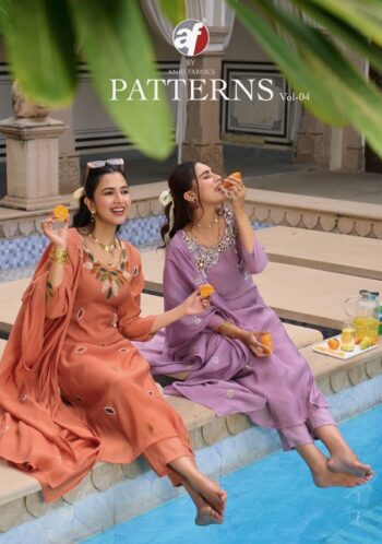 ANJU FABRICS PATTERNS VOL 4 READYMADE KURTIS