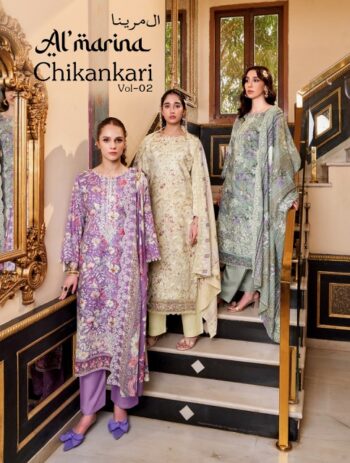 BELLIZA ALMARINA CHIKANKARI VOL 2 SALWAR KAMEEZ
