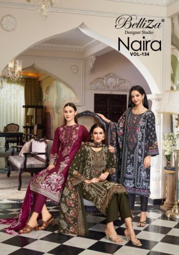 BELLIZA DESIGNER NAIRA VOL 134 SALWAR KAMEEZ