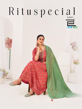 BLUE HILLS RITU SPECIAL VOL 10 READYMADE KURTIS