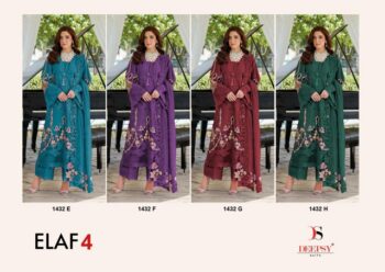 DEEPSY SUITS ELAF VOL 4 1432E-1432H PAKISTANI SUITS