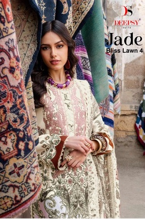 DEEPSY SUITS JADE BLISS LAWN VOL 4 PAKISTANI SUITS