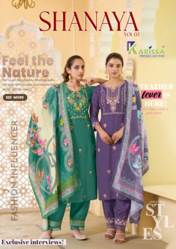 KARISSA SHANAYA VOL 3 READYMADE KURTIS CATALOG