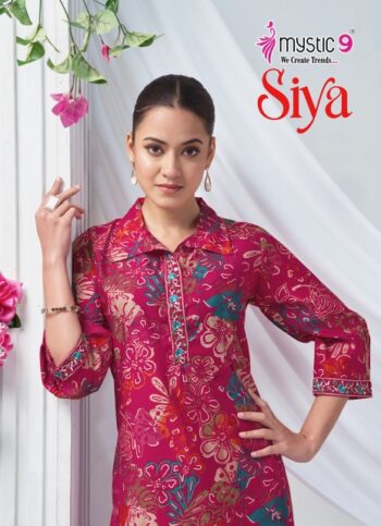 MYSTIC 9 SIYA VOL 2 READYMADE KURTI WHOLESALER