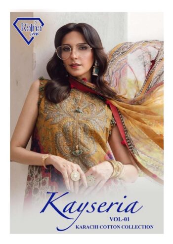 RATNA PRINTS KAYSERIA VOL 1 KARACHI SUITS