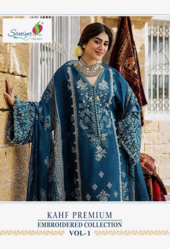 SANIYA TRENDZ KAHF PREMIUM VOL 1 PAKISTANI SUITS